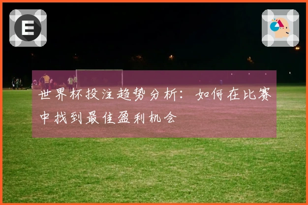 世界杯投注趋势分析：如何在比赛中找到最佳盈利机会