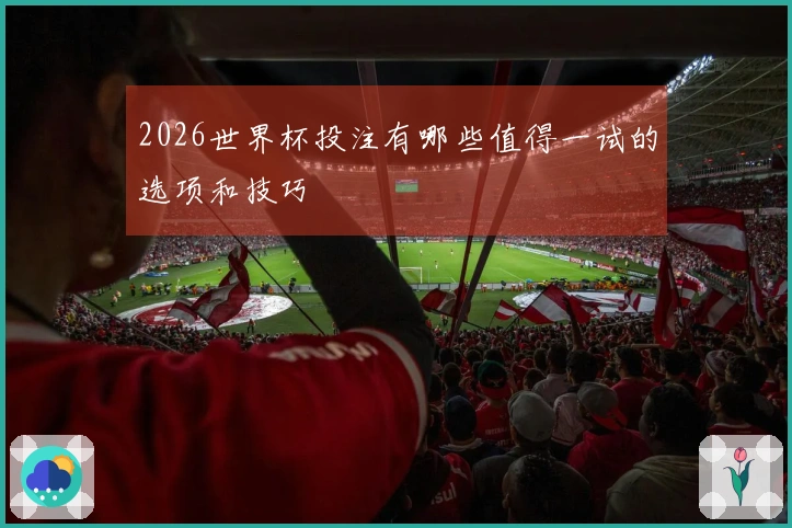 2026世界杯投注有哪些值得一试的选项和技巧